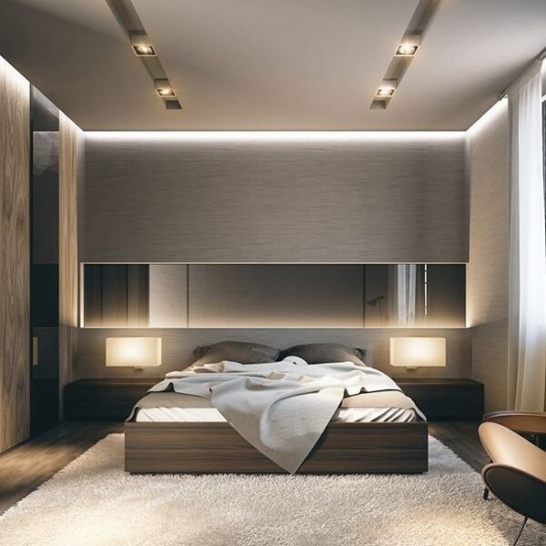 Μοντέρνα κρεβατοκάμαρα Simple