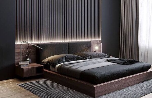 Μοντέρνα κρεβατοκάμαρα Black Line